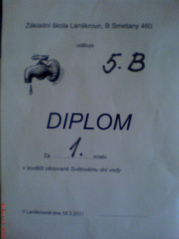 Diplom 1.místo